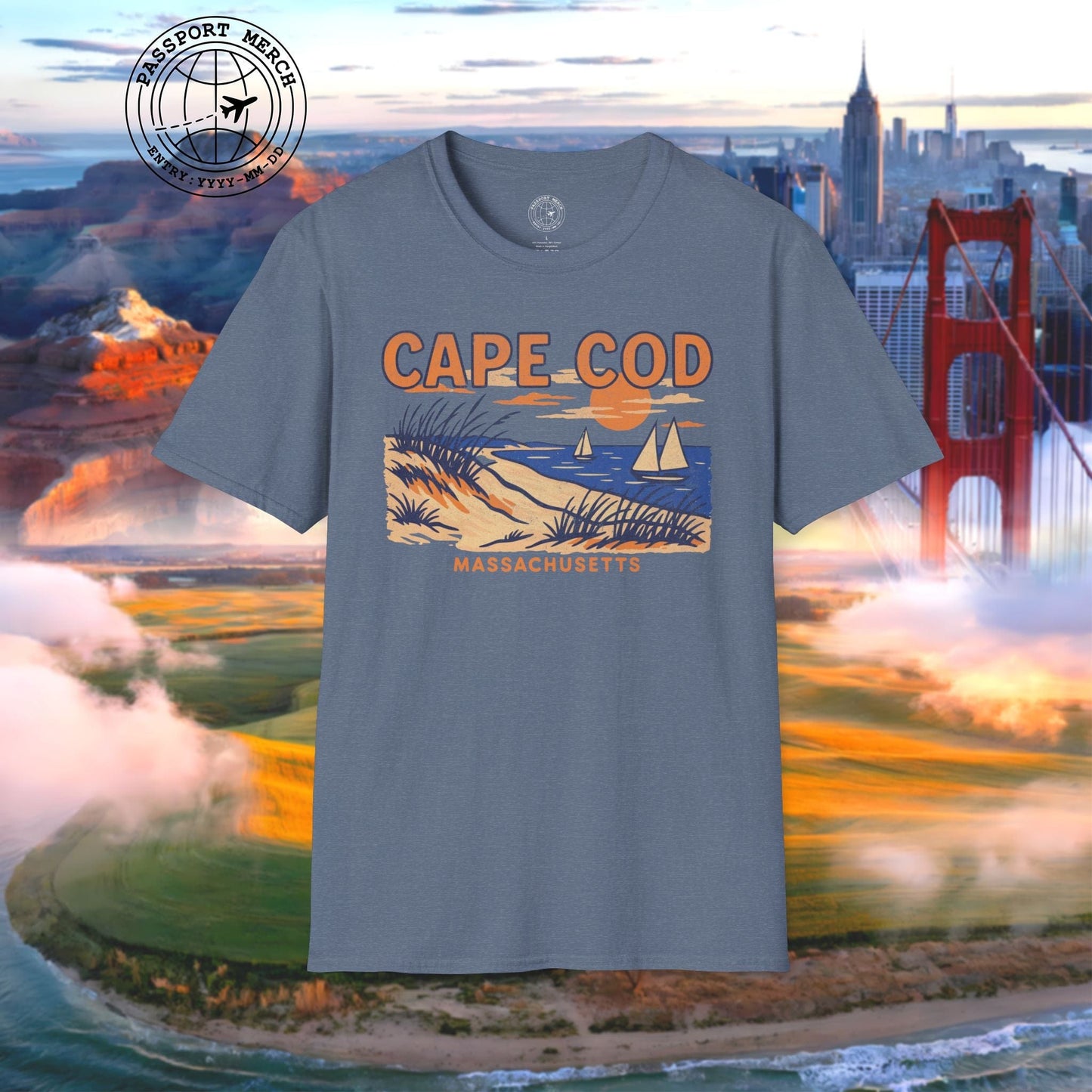 Cape Cod, Massachusetts - 80's Vintage T-Shirt