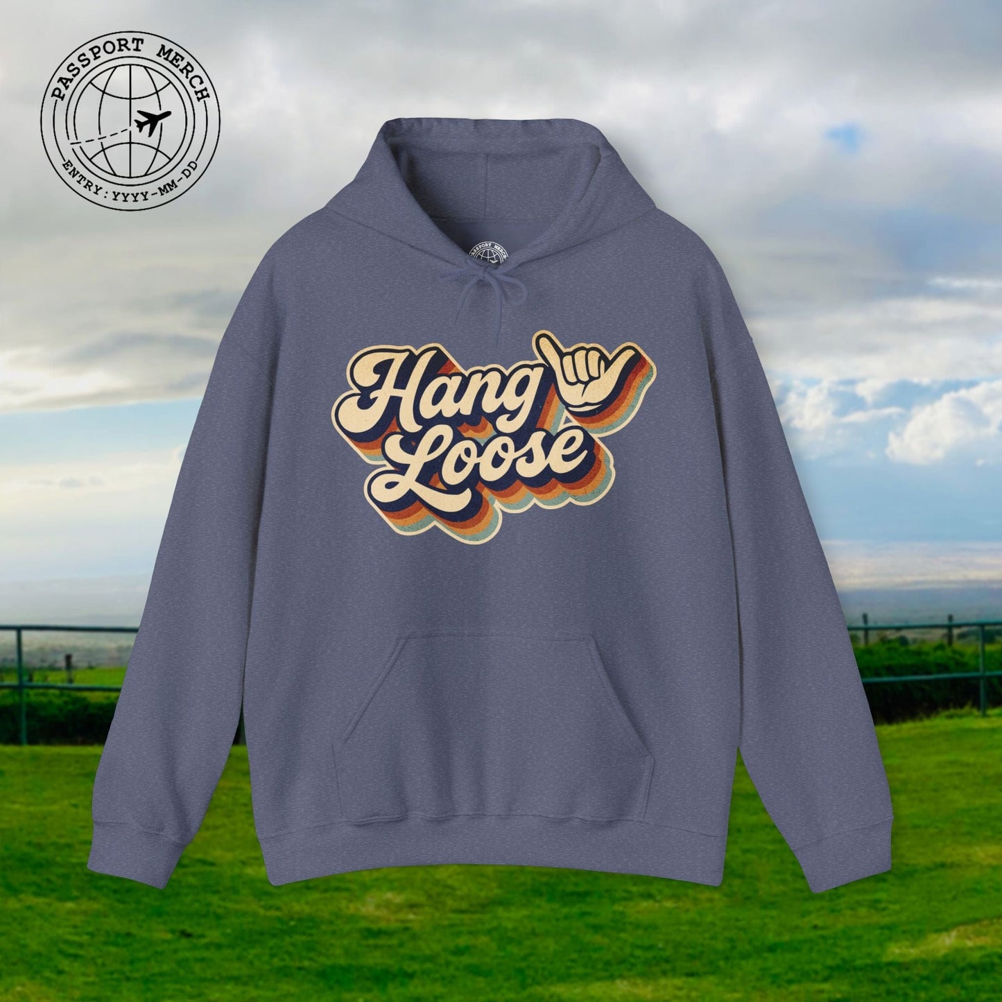 Classic 70s, Hang Loose, Hawaii Hoodie
