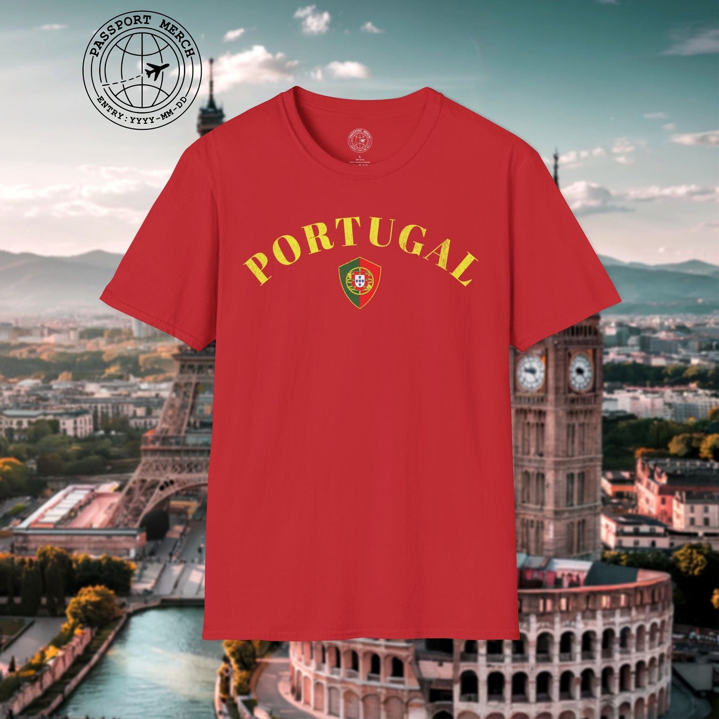 Portugal Coat of Arms Flag Shield T-Shirt