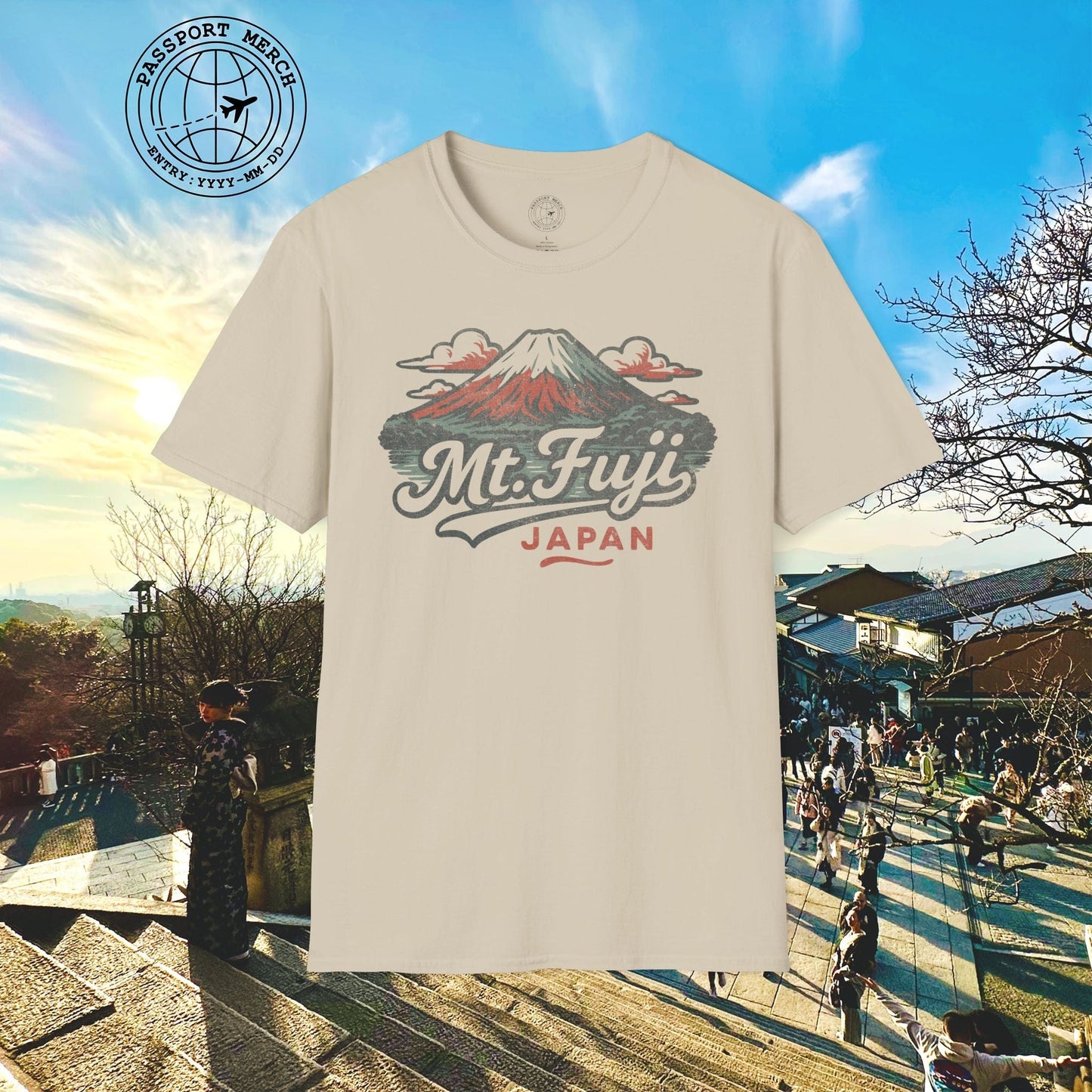 Mount Fuji, Japan - 80's Vintage T-Shirt