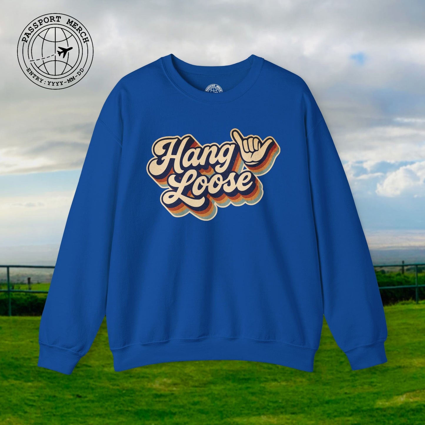Classic 70s, Hang Loose, Hawaii Crewneck