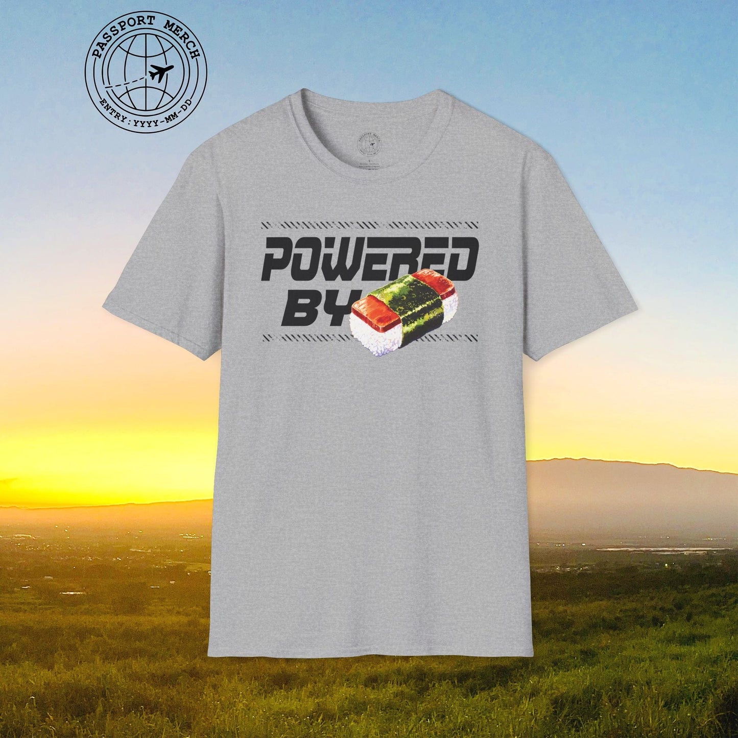 Powered By Musubi, Hawaii T-Shirt