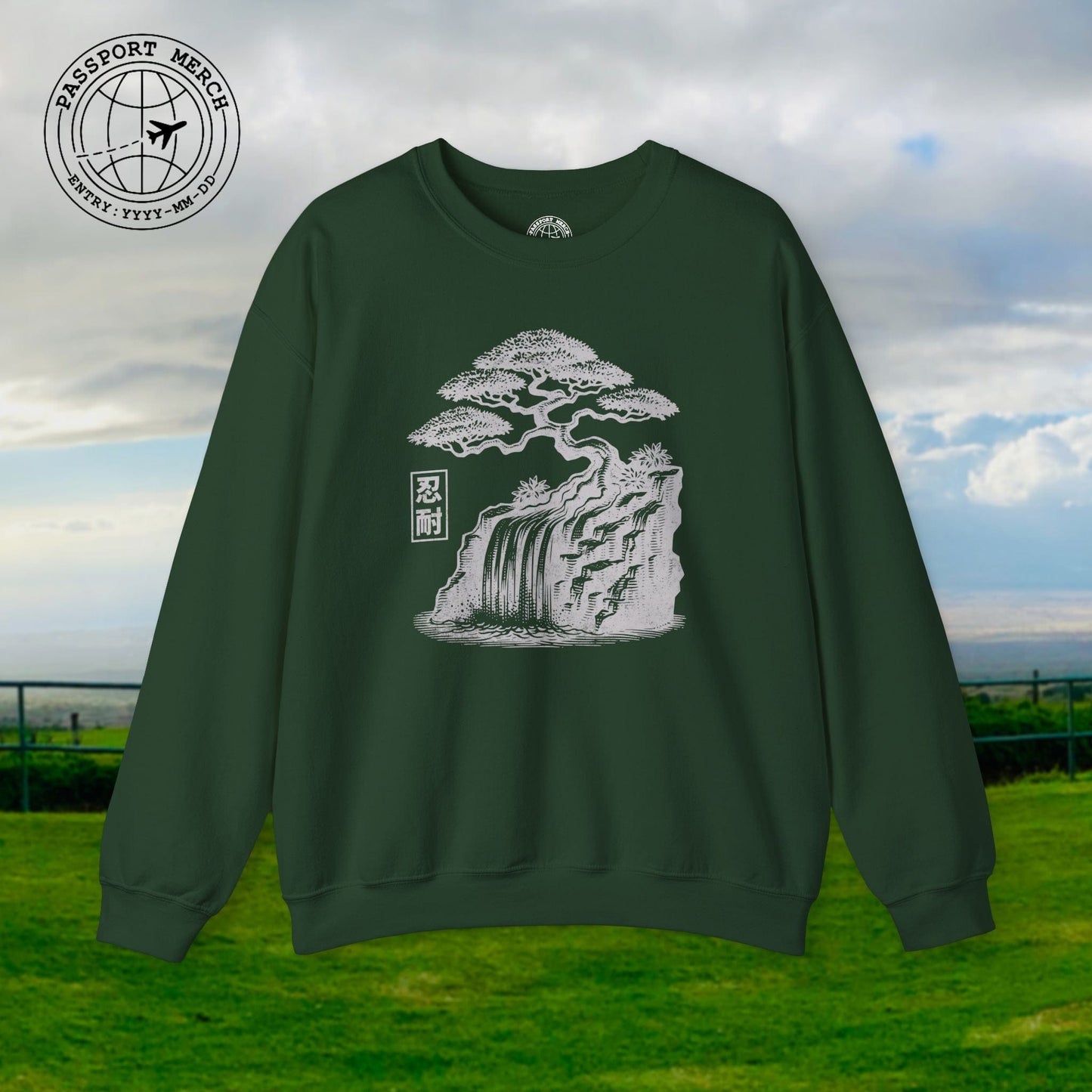 Japanese Nintai (Patience) Bonsai Crewneck