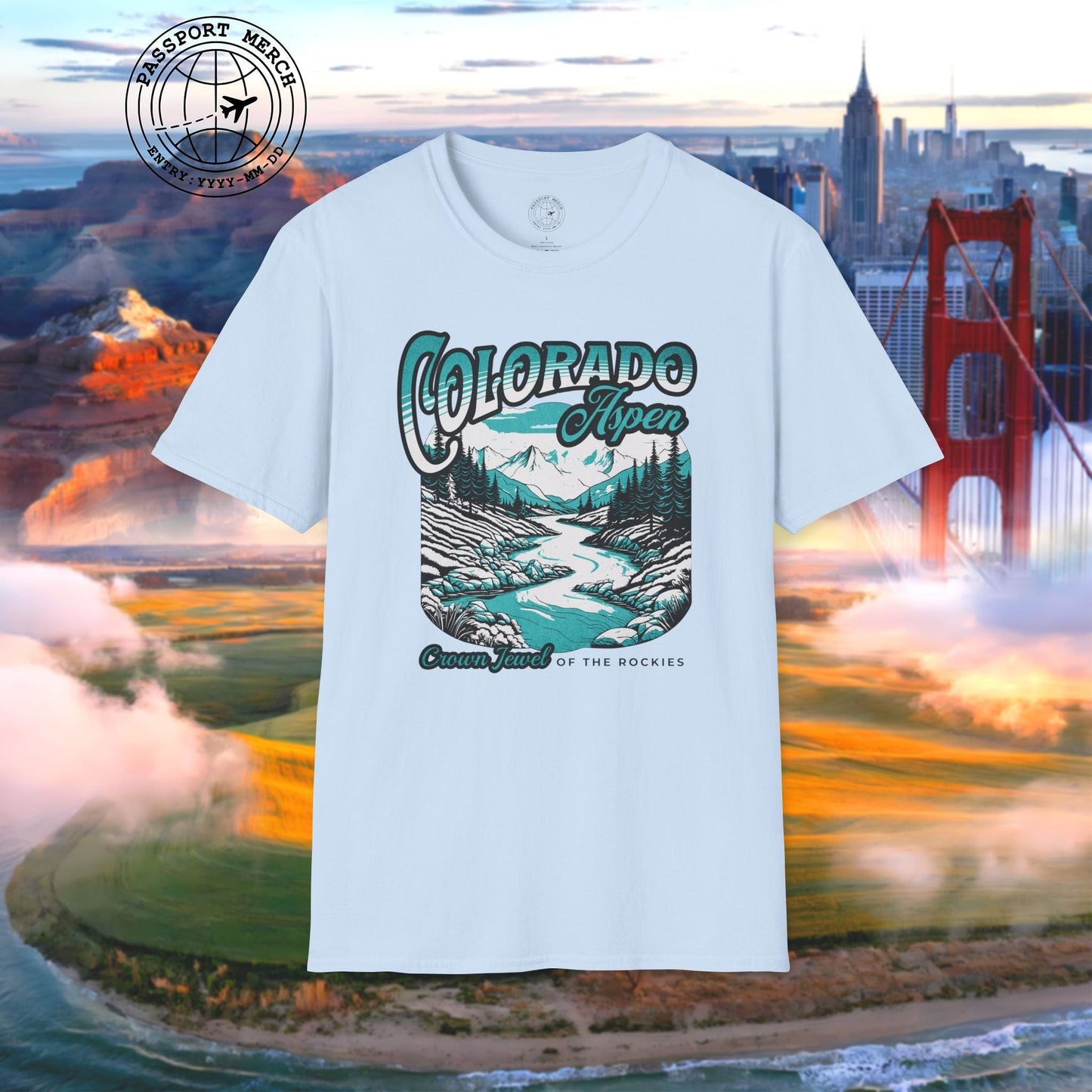 Aspen Crown Jewel of the Rockies Colorado T-Shirt