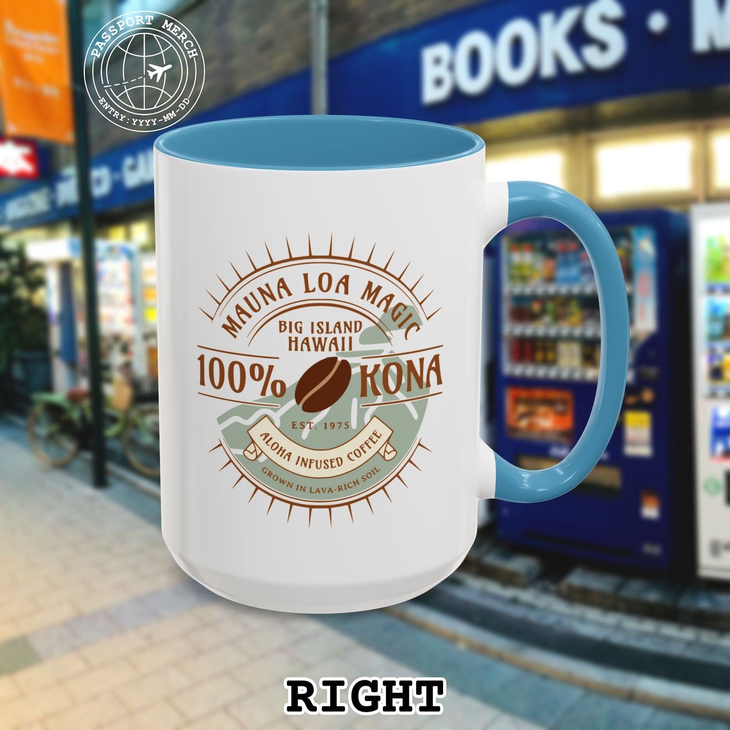 Mauna Loa Magic Kona Coffee Hawaii 15oz Mug
