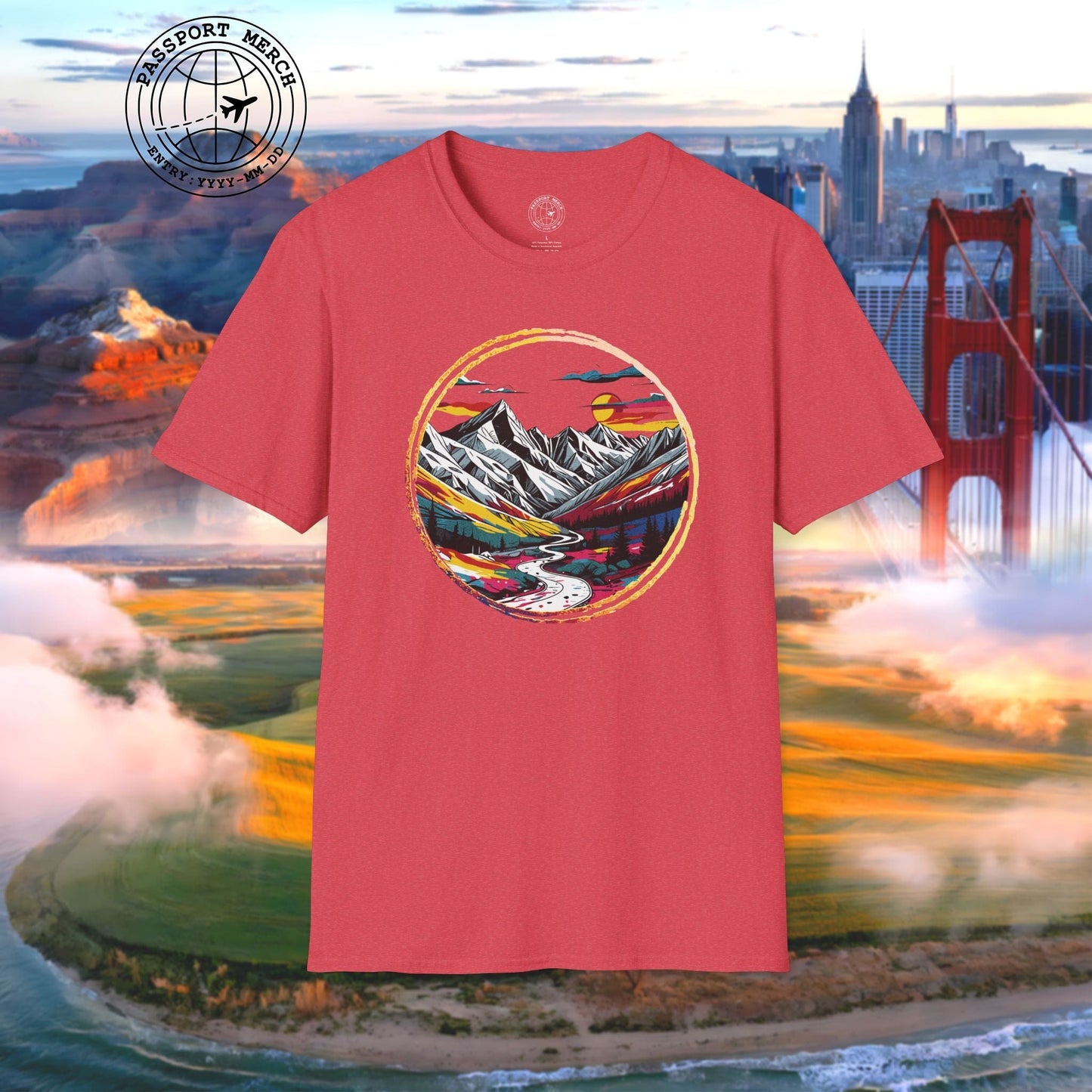 Modern Alpine Wanderlust, Colorado T-Shirt