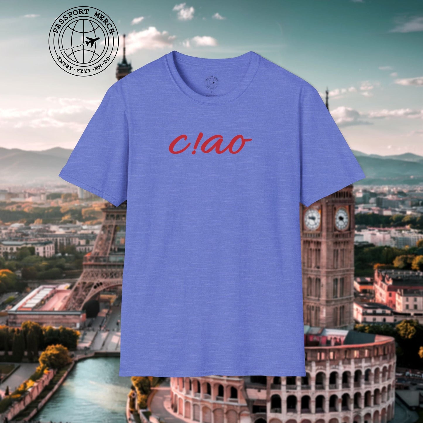 c!ao with Authority! Italy T-Shirt