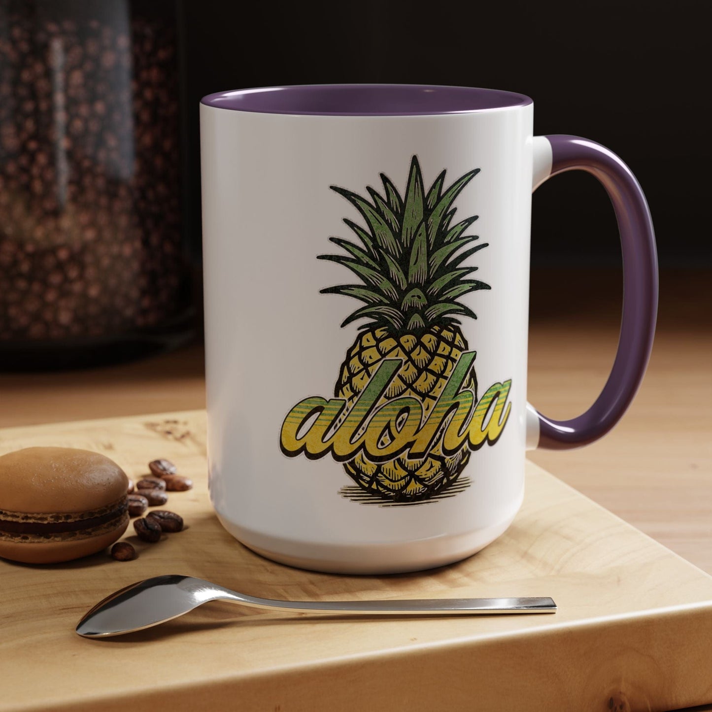 Maui Pineapple Aloha Hawaii 15oz Mug