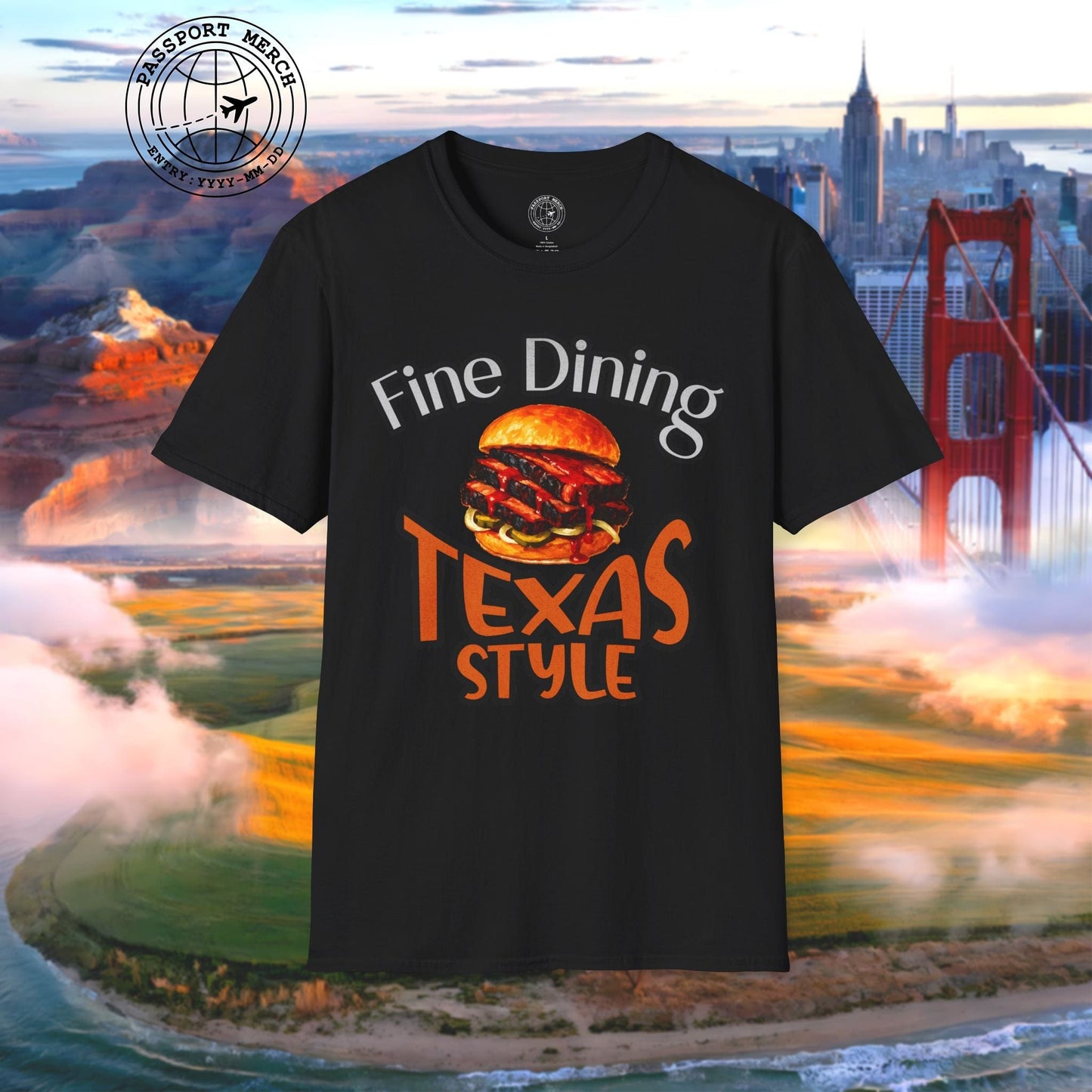 BBQ Brisket Fine Dining Texas Style T-Shirt