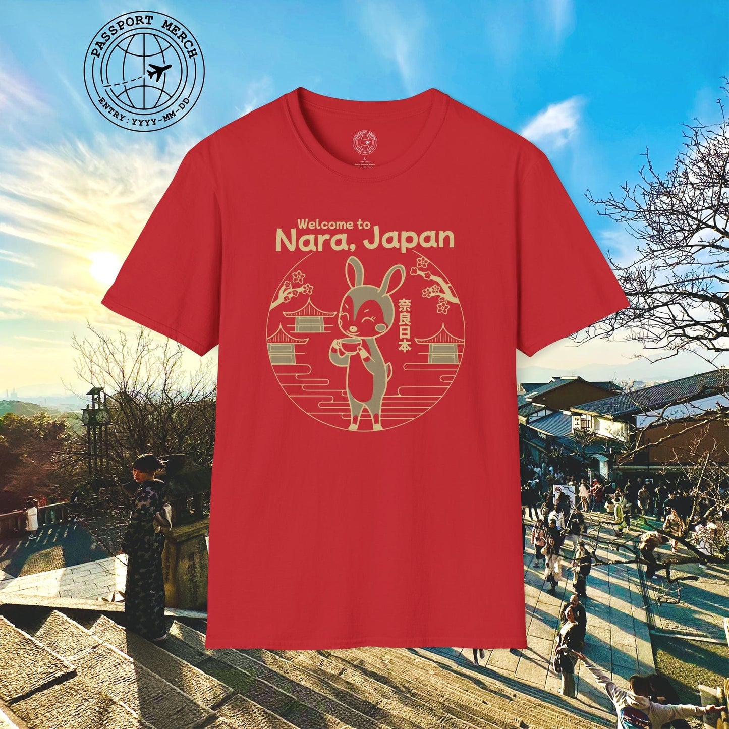Welcome to Nara, Japan T-Shirt