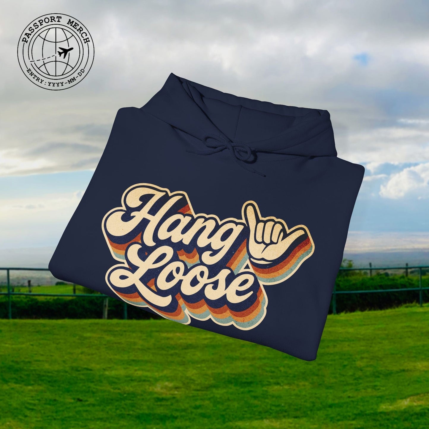 Classic 70s, Hang Loose, Hawaii Hoodie