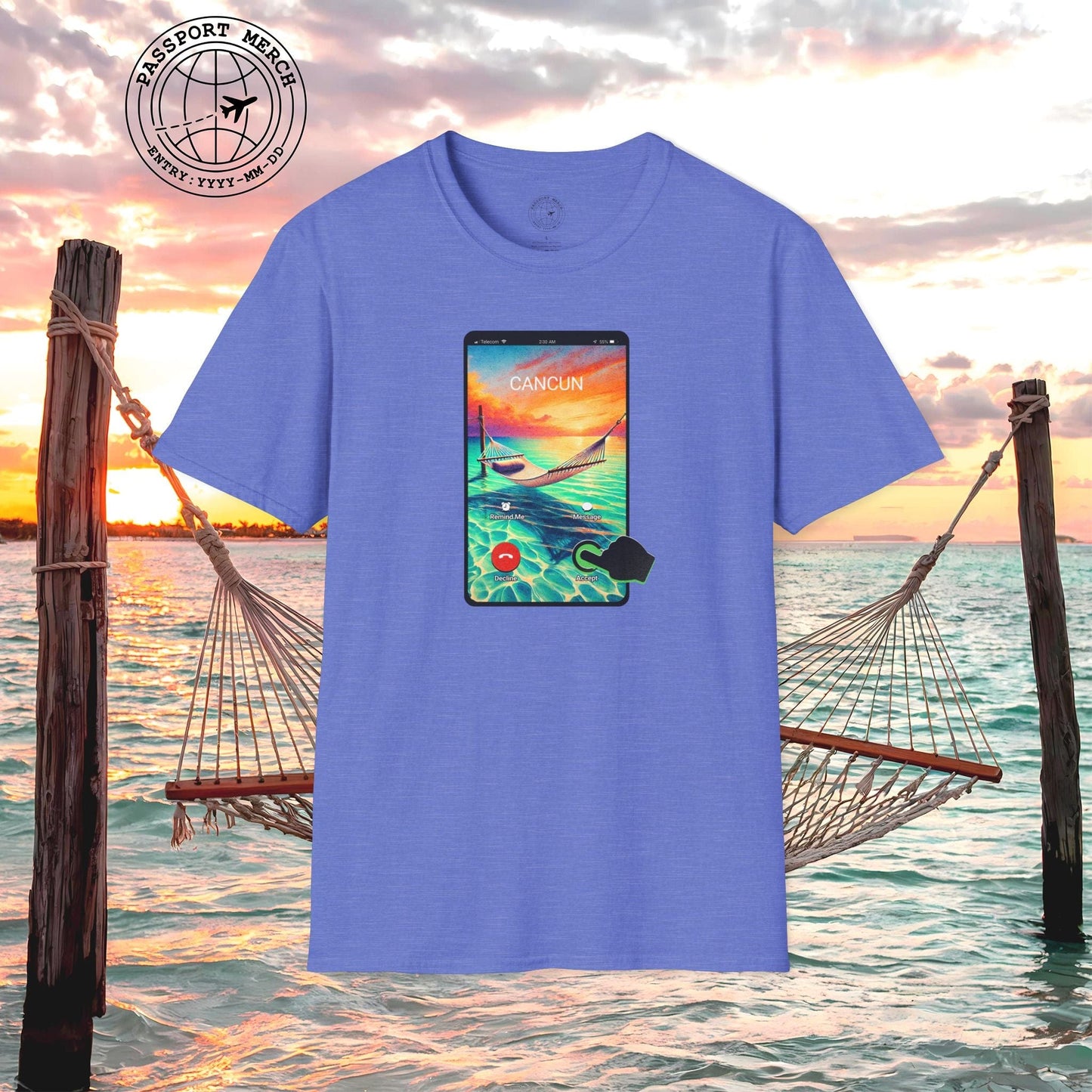 Cancun is calling. Accept. Mexico T-Shirt