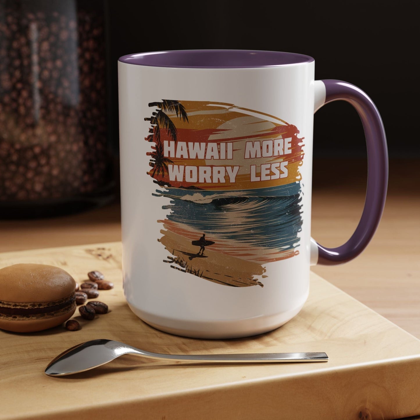 Hawaii More Worry Less 15oz Mug