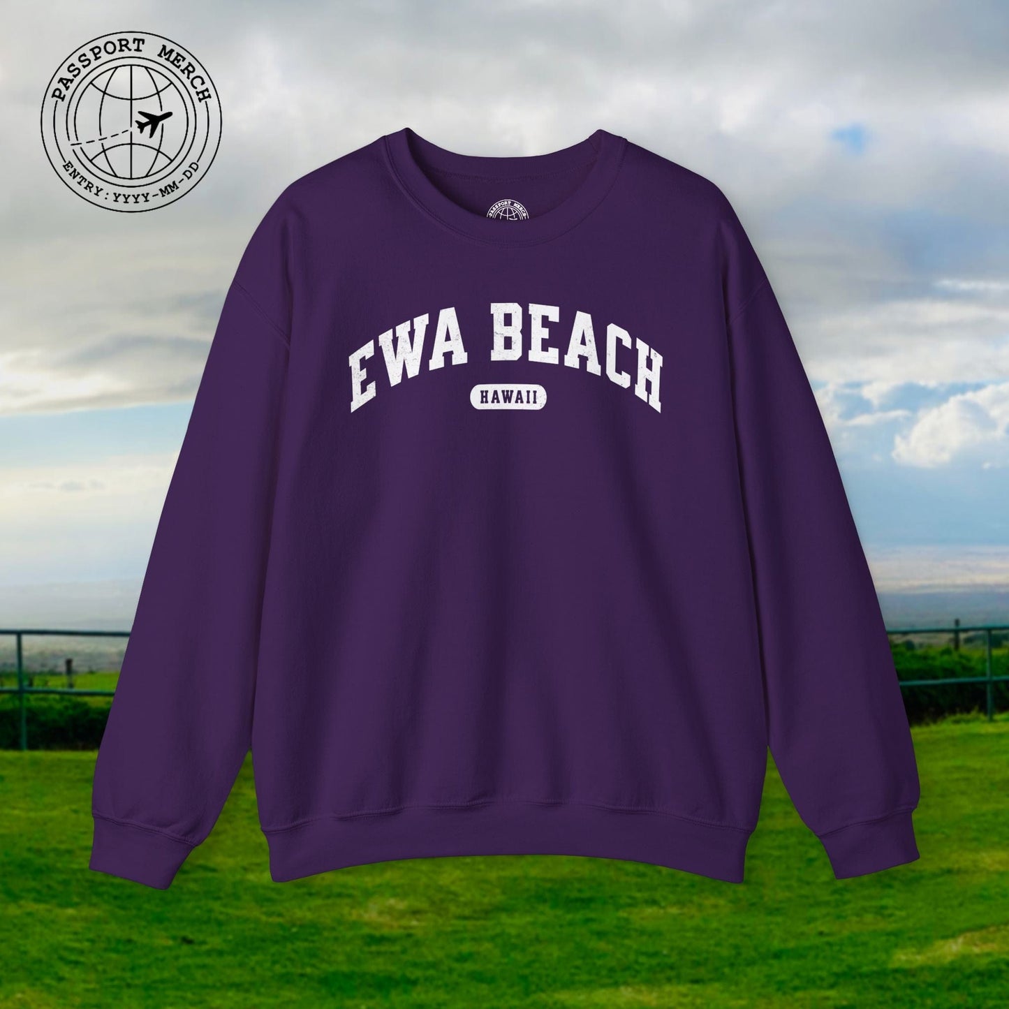 Classic Athletic, Ewa Beach, Hawaii (Fan Service) Crewneck
