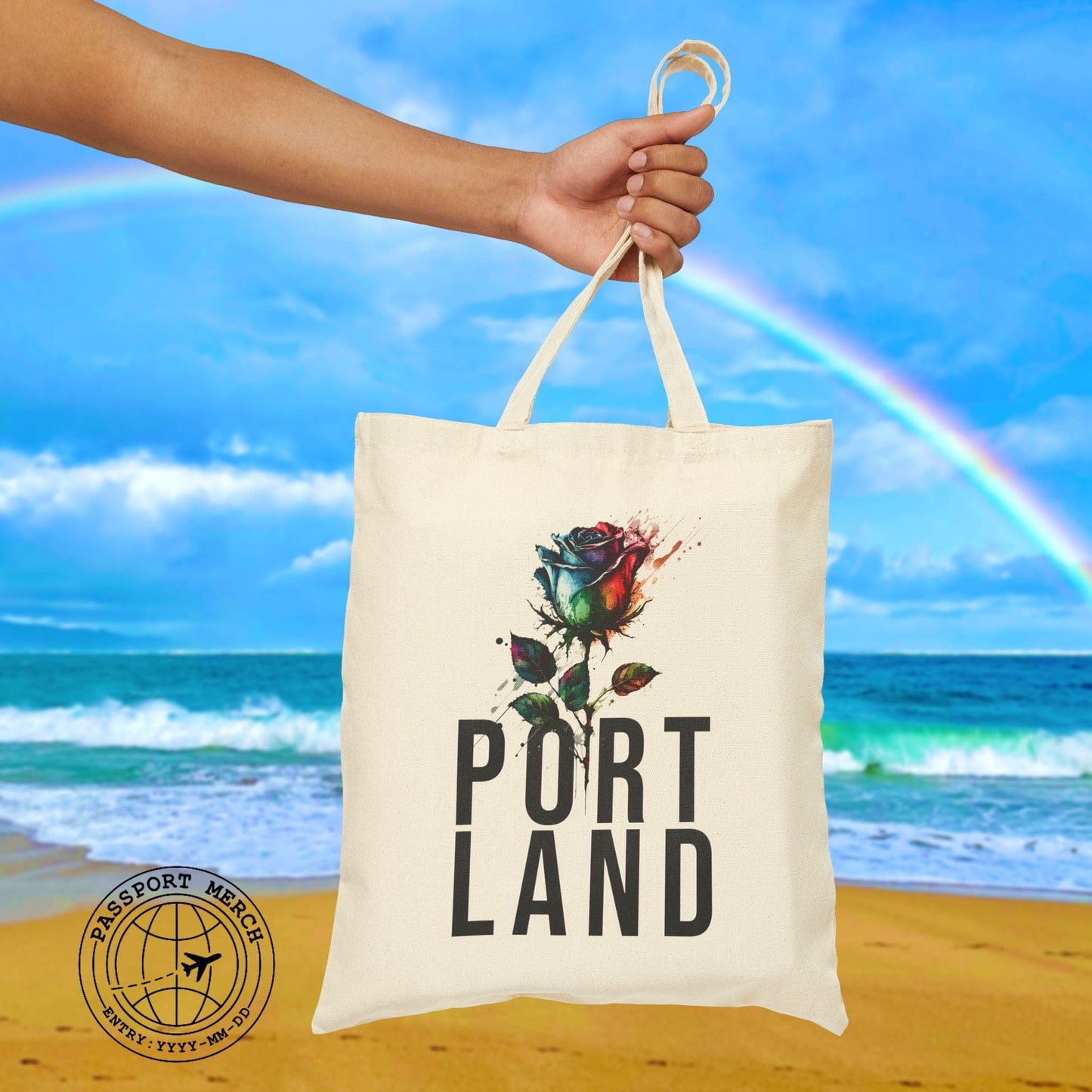 Portland Rose, Oregon Tote Bag
