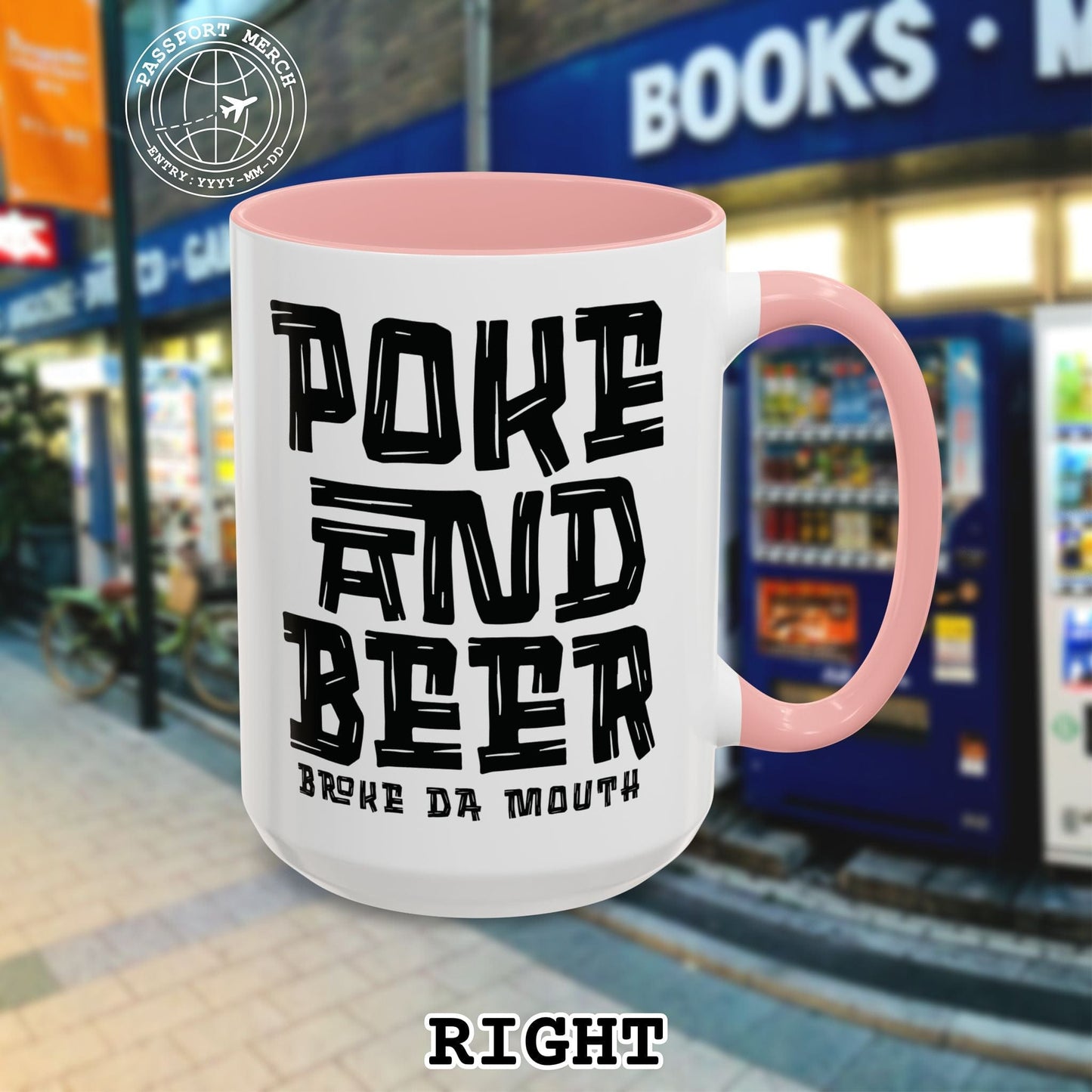 Poke and Beer, Hawaii 15oz Mug