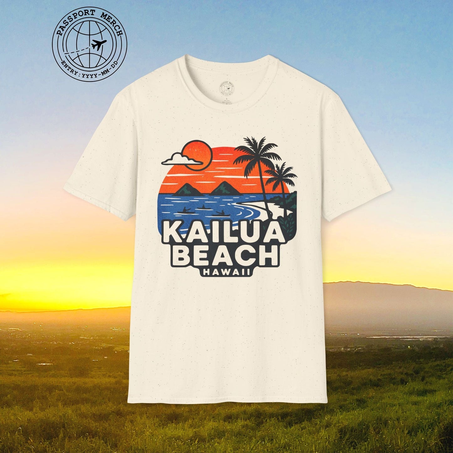 Kailua Beach, Hawaii - 80's Vintage T-Shirt