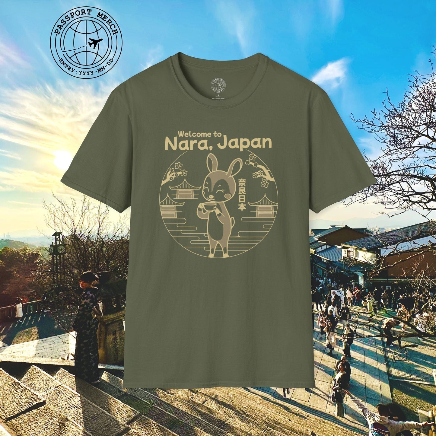 Welcome to Nara, Japan T-Shirt