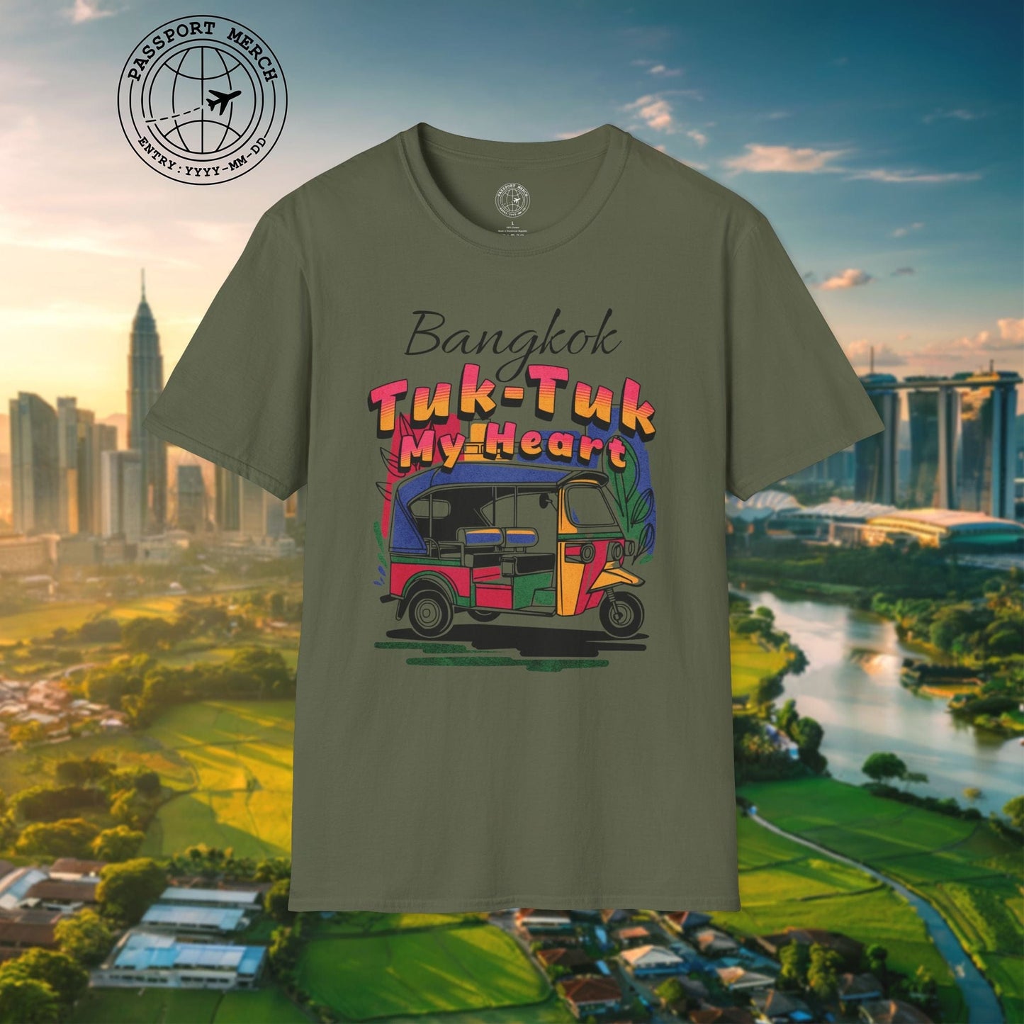 Bangkok Tuk-Tuk My Heart Thailand T-Shirt