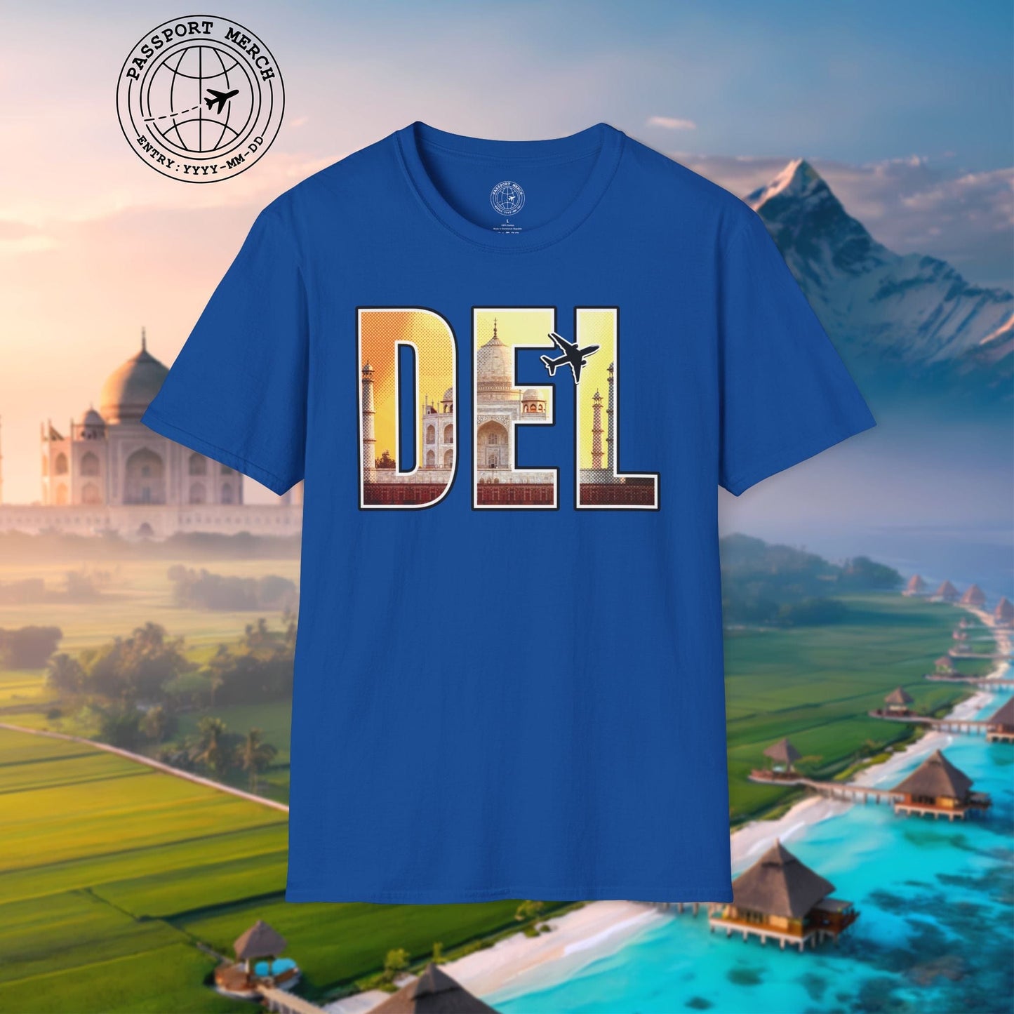 Airport Window New Delhi India DEL T-Shirt