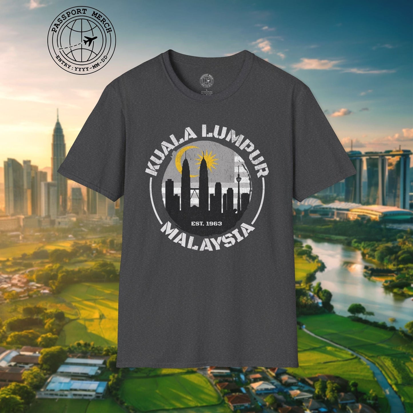 Kuala Lumpur Malaysia, Crescent and Star T-Shirt