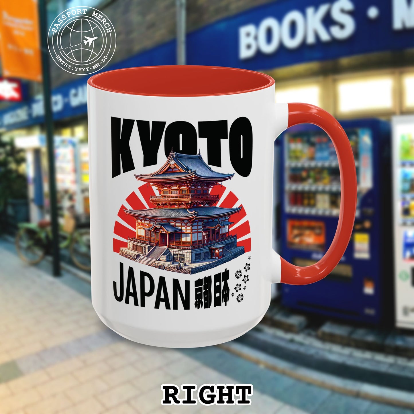 Wander Kyoto Japan Temple 15oz Mug