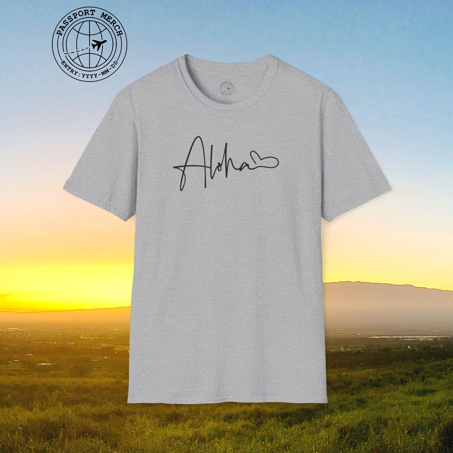 Aloha Heart Signature, Hawaii T-Shirt
