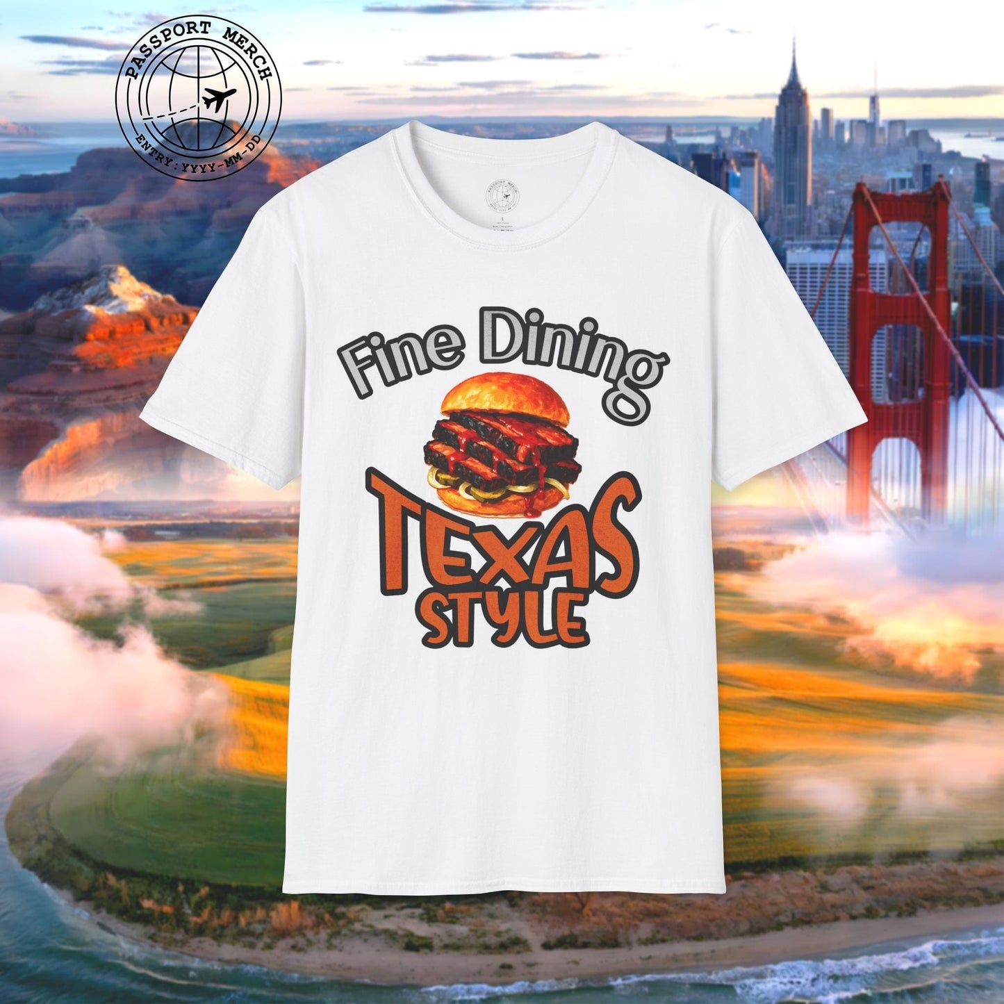 BBQ Brisket Fine Dining Texas Style T-Shirt