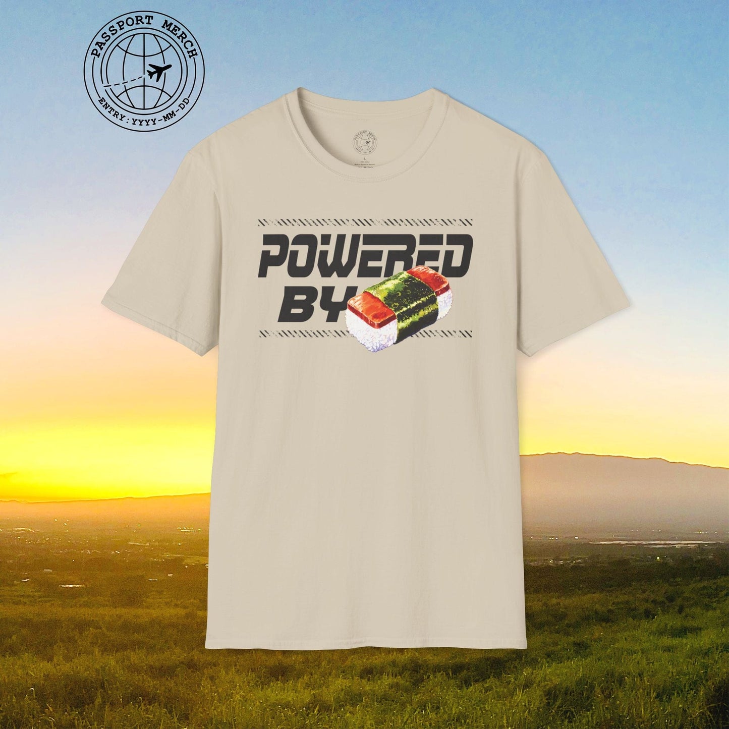 Powered By Musubi, Hawaii T-Shirt