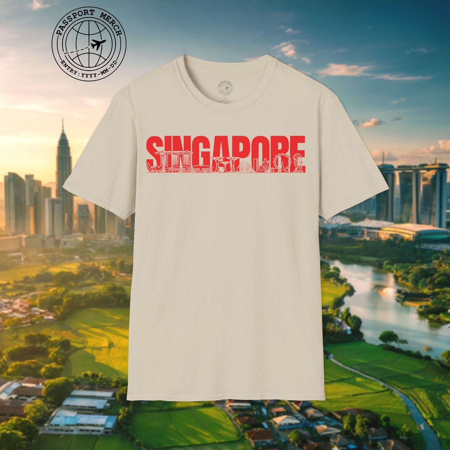 Singapore Monochrome Memories T-Shirt