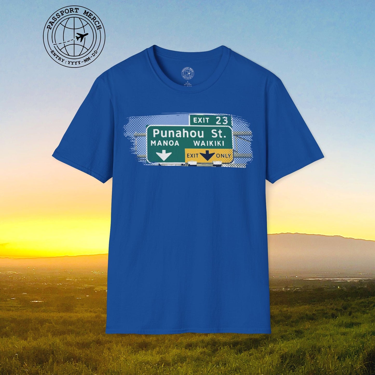 Signs of Wanderlust, Waikiki, Exit Only, Hawaii T-Shirt