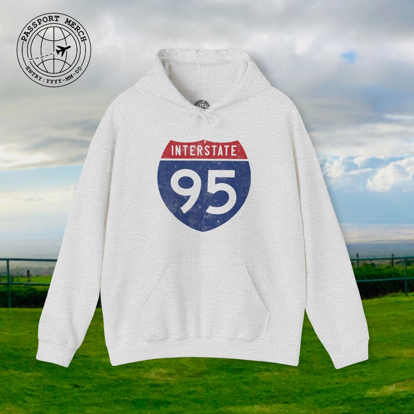 Signs of Wanderlust, Interstate 95, USA Hoodie