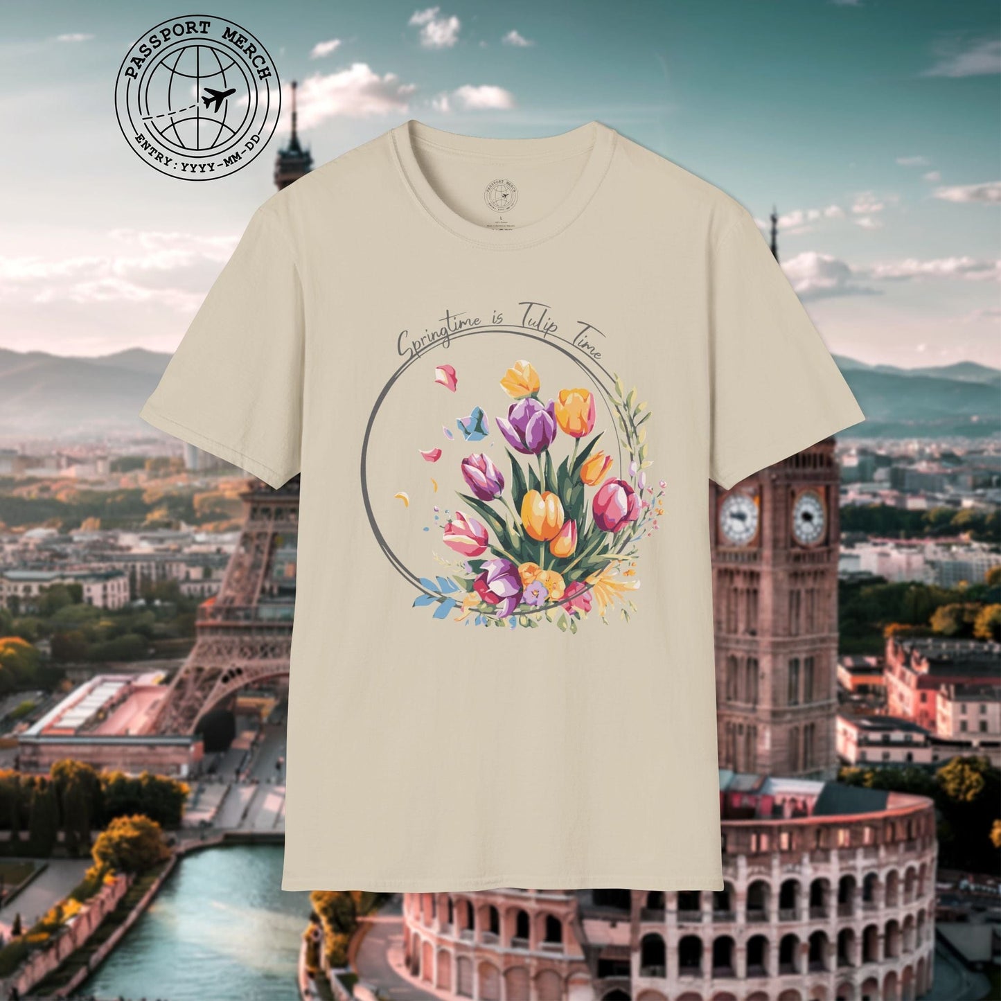 Springtime is Tulip Time in Holland T-Shirt
