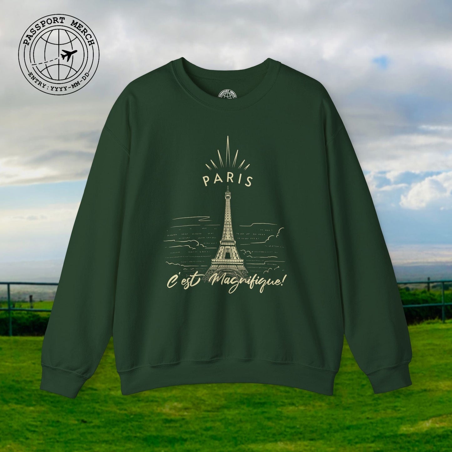 Paris C'est Magnifique France Crewneck