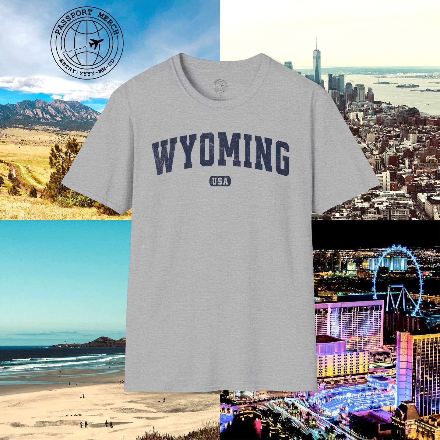 Classic Athletic, Wyoming (50 States Edition) T-Shirt