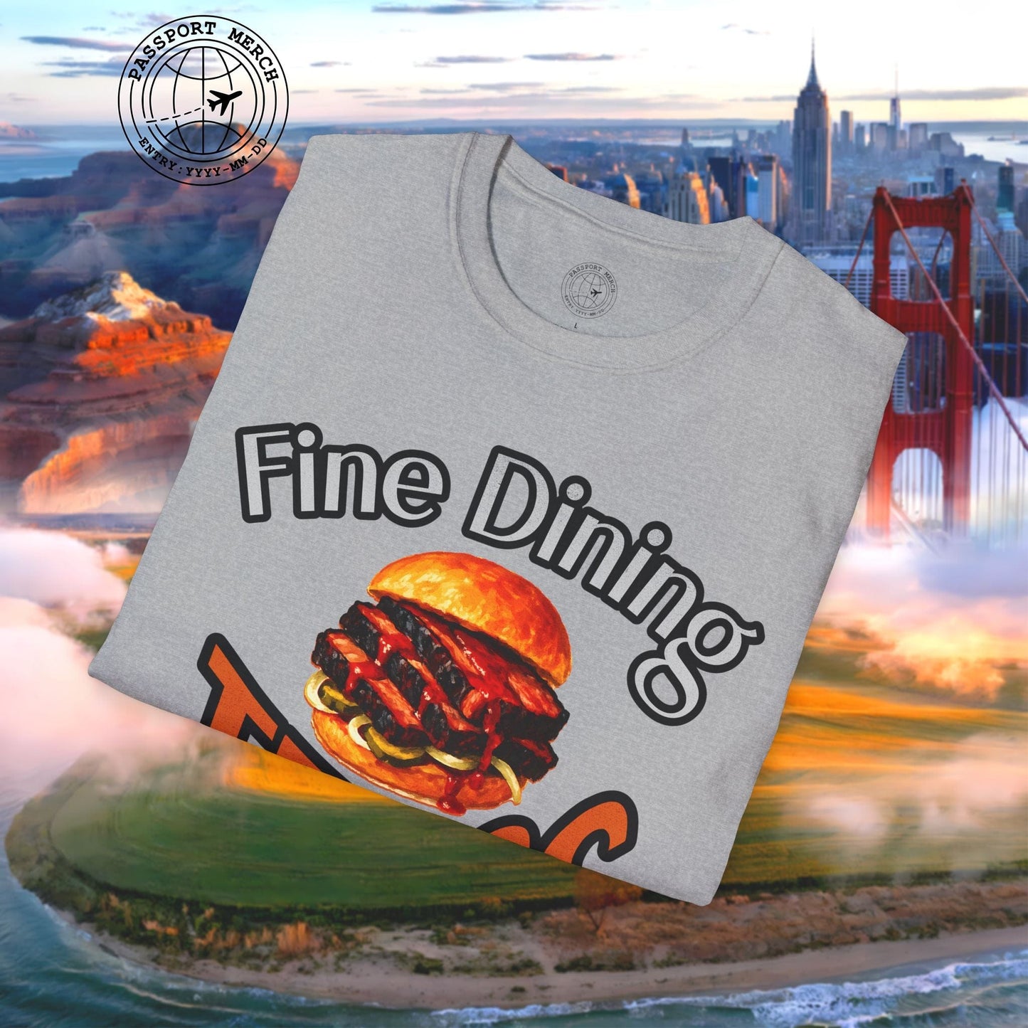 BBQ Brisket Fine Dining Texas Style T-Shirt