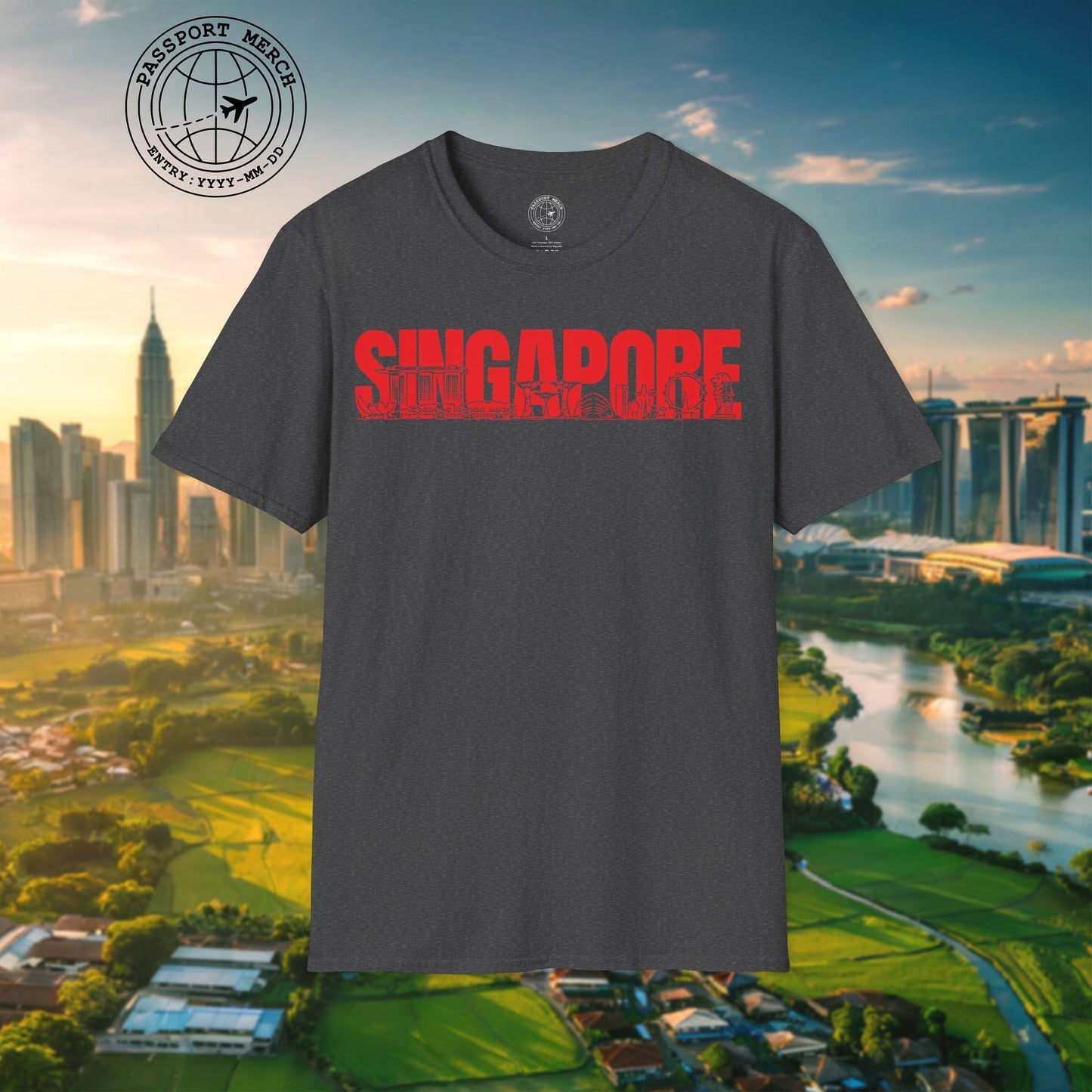 Singapore Monochrome Memories T-Shirt