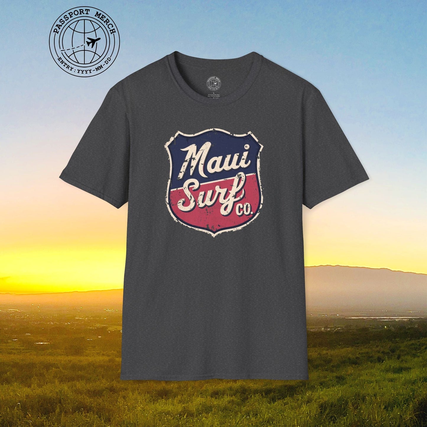 Vintage Maui Surf Co. Shield Hawaii T-Shirt