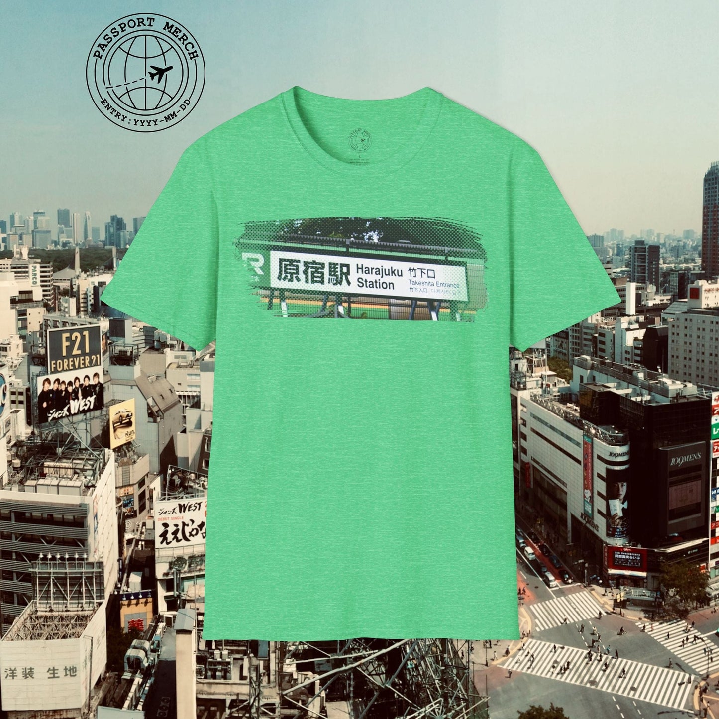 Signs of Wanderlust, Takeshita Street Harajuku Japan T-Shirt