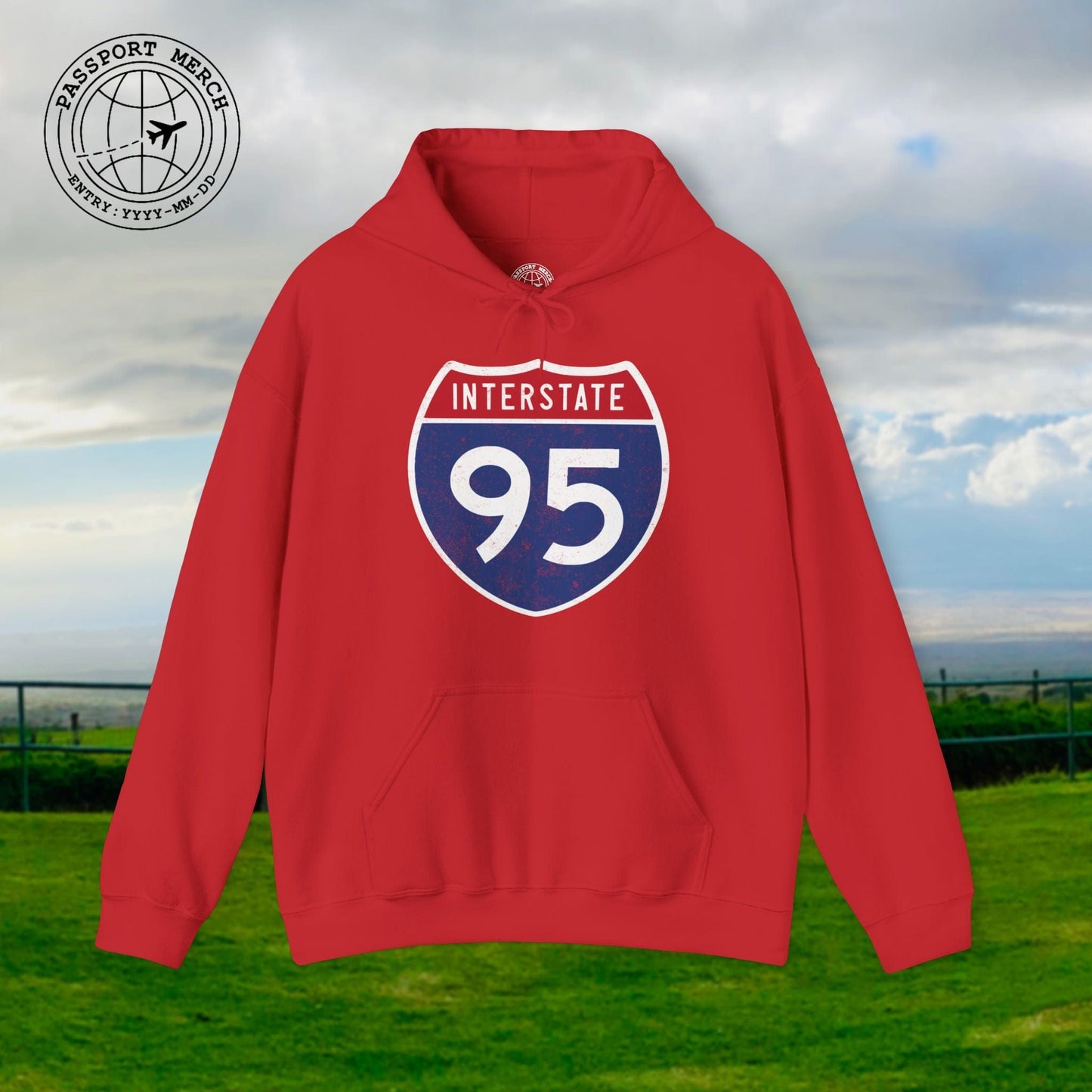 Signs of Wanderlust, Interstate 95, USA Hoodie