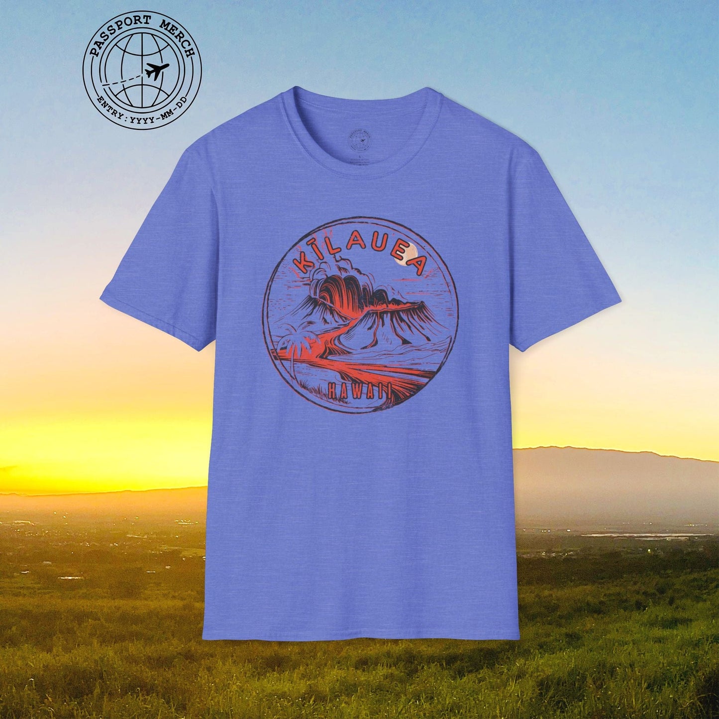 Vintage Kilauea Eruption, Hawaii T-Shirt