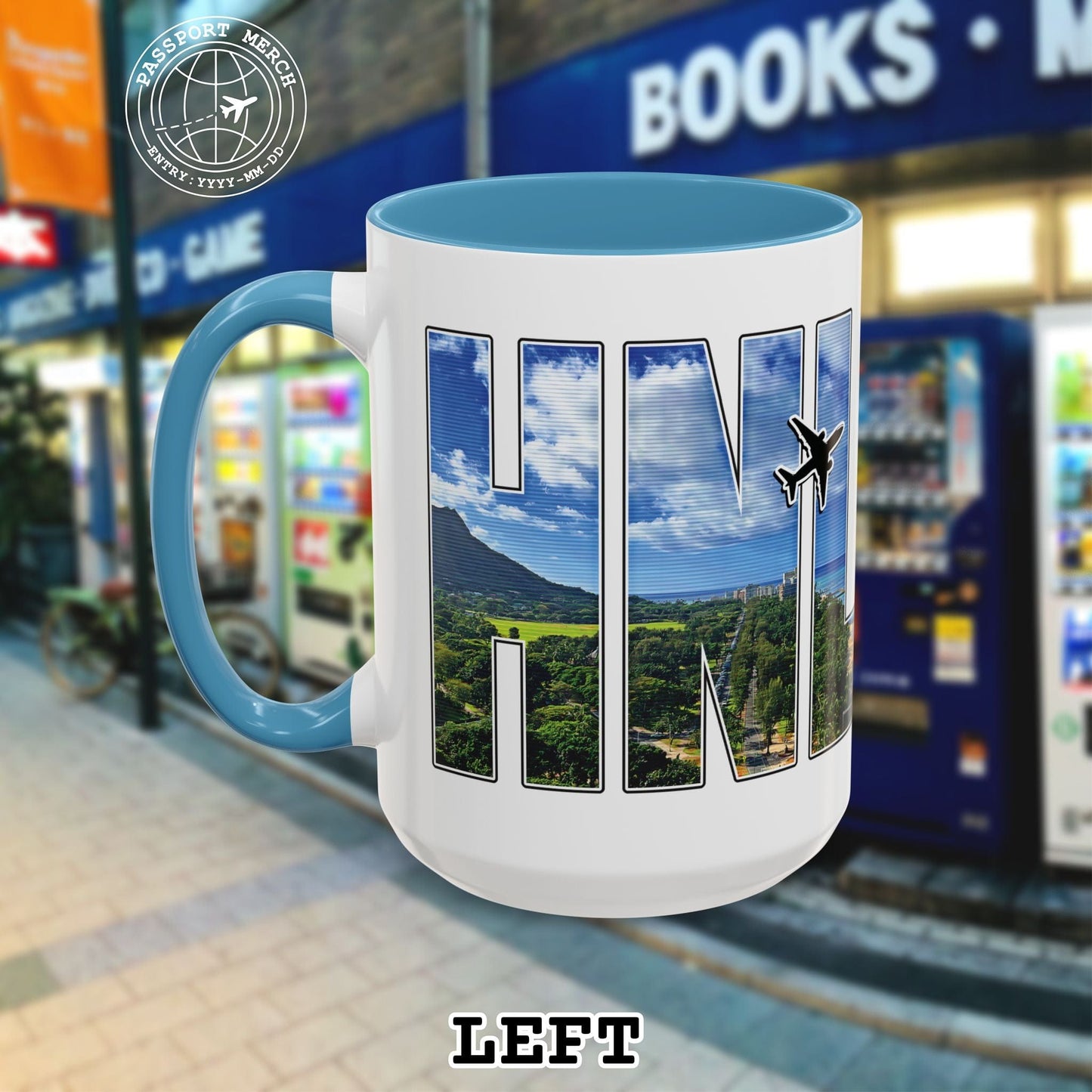 Airport Window Honolulu Oahu Hawaii HNL 15oz Mug