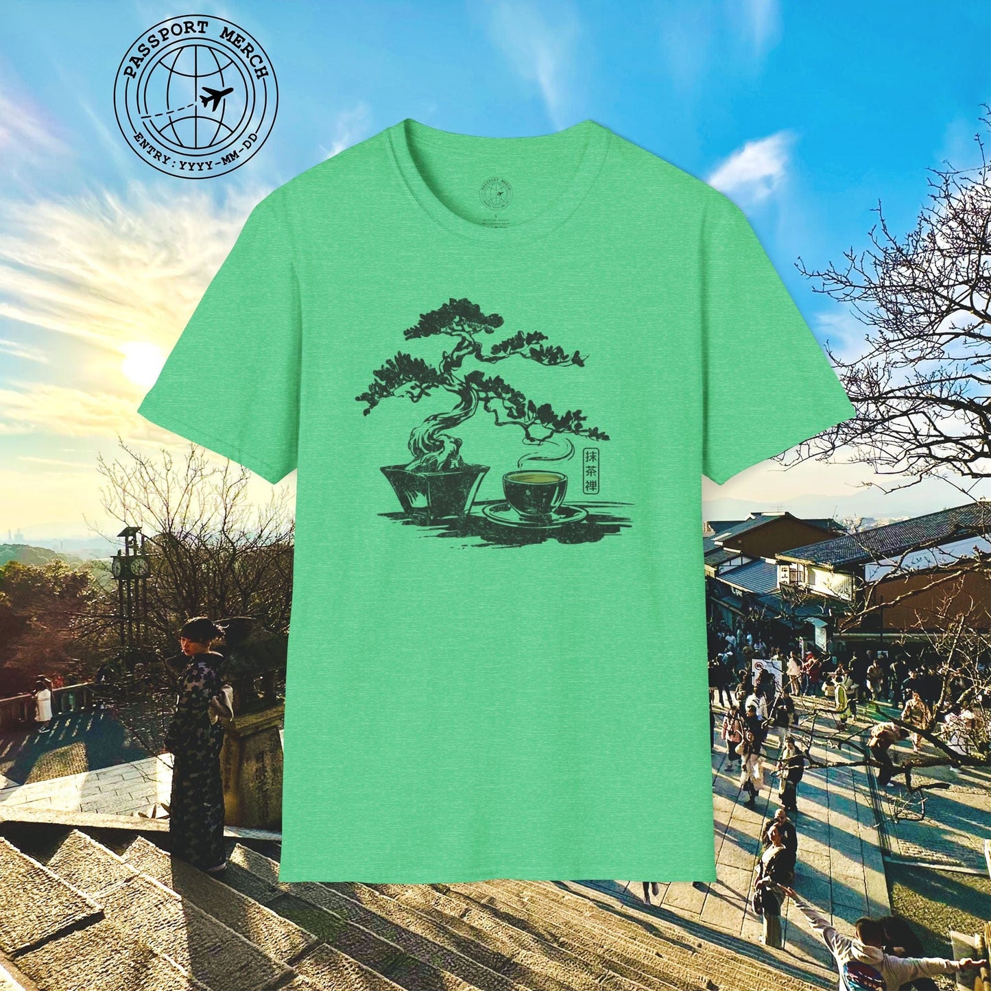 Vintage Matcha Zen, Japan T-Shirt