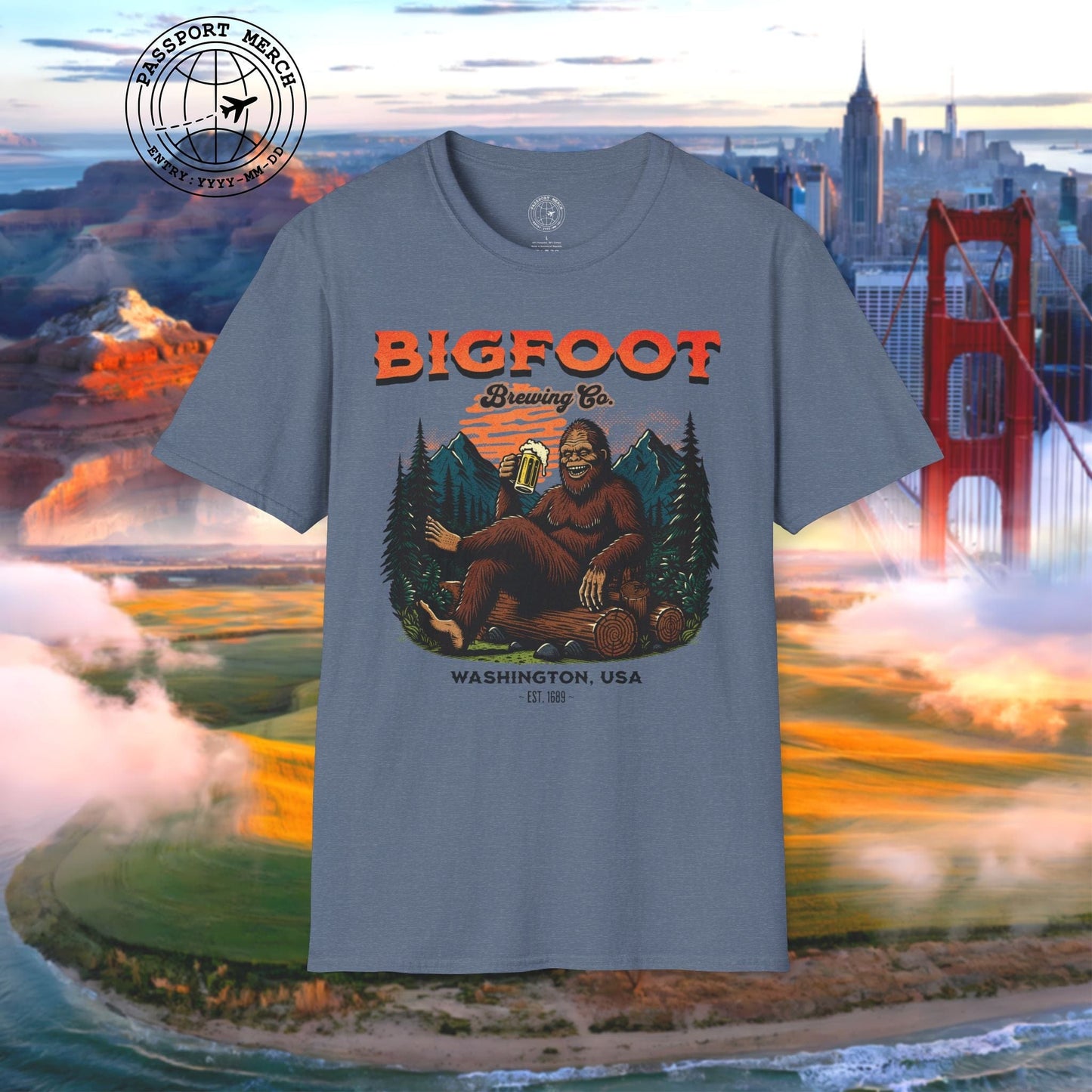 Bigfoot Brewing Company, Washington T-Shirt