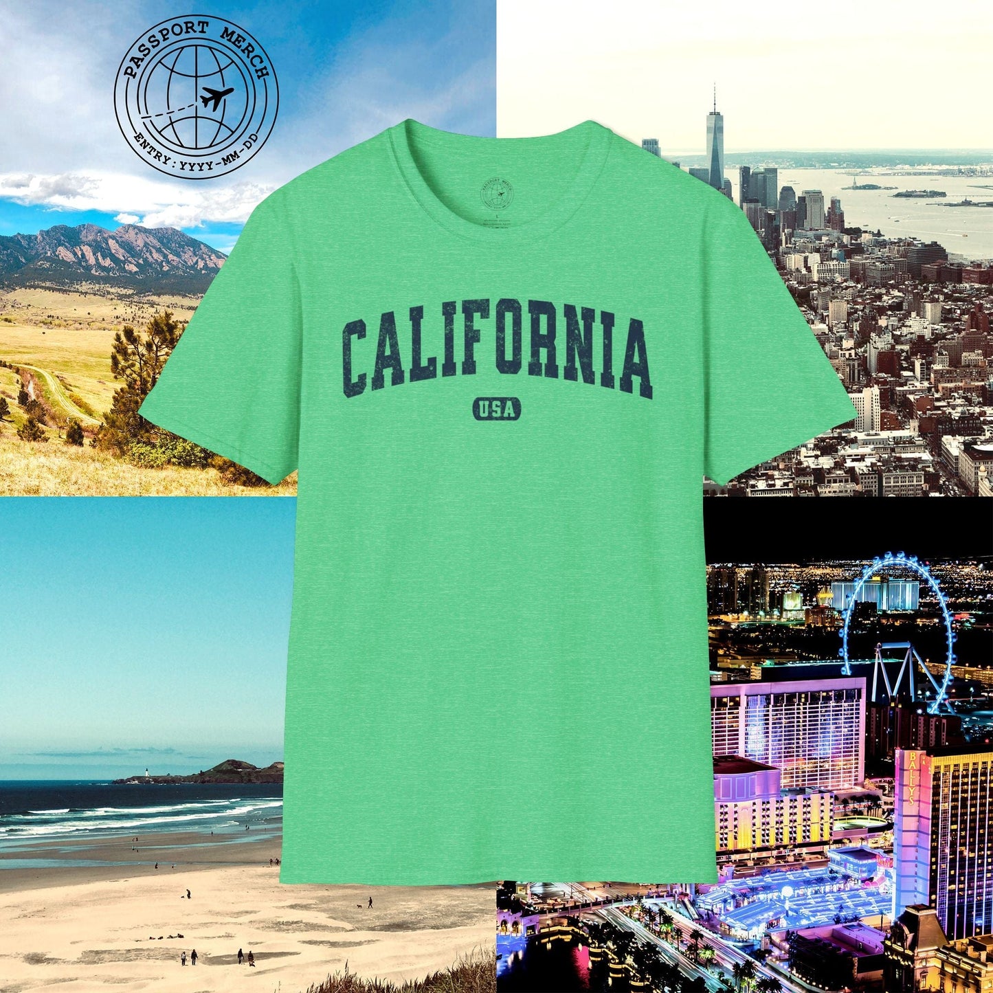 Classic Athletic, California (50 States Edition) T-Shirt