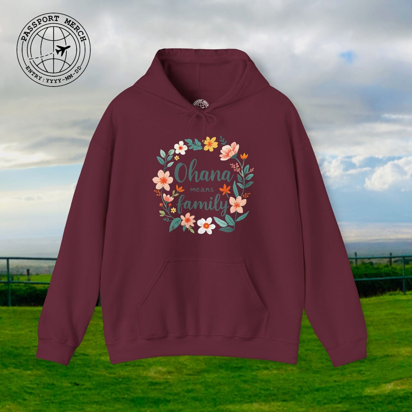 Ohana Means Family, Hawaii Hoodie