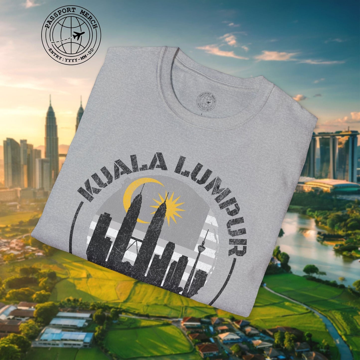 Kuala Lumpur Malaysia, Crescent and Star T-Shirt