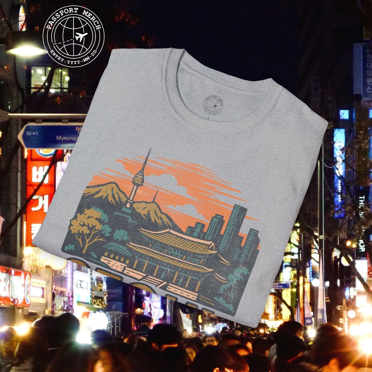 Seoul, South Korea - 80's Vintage T-Shirt