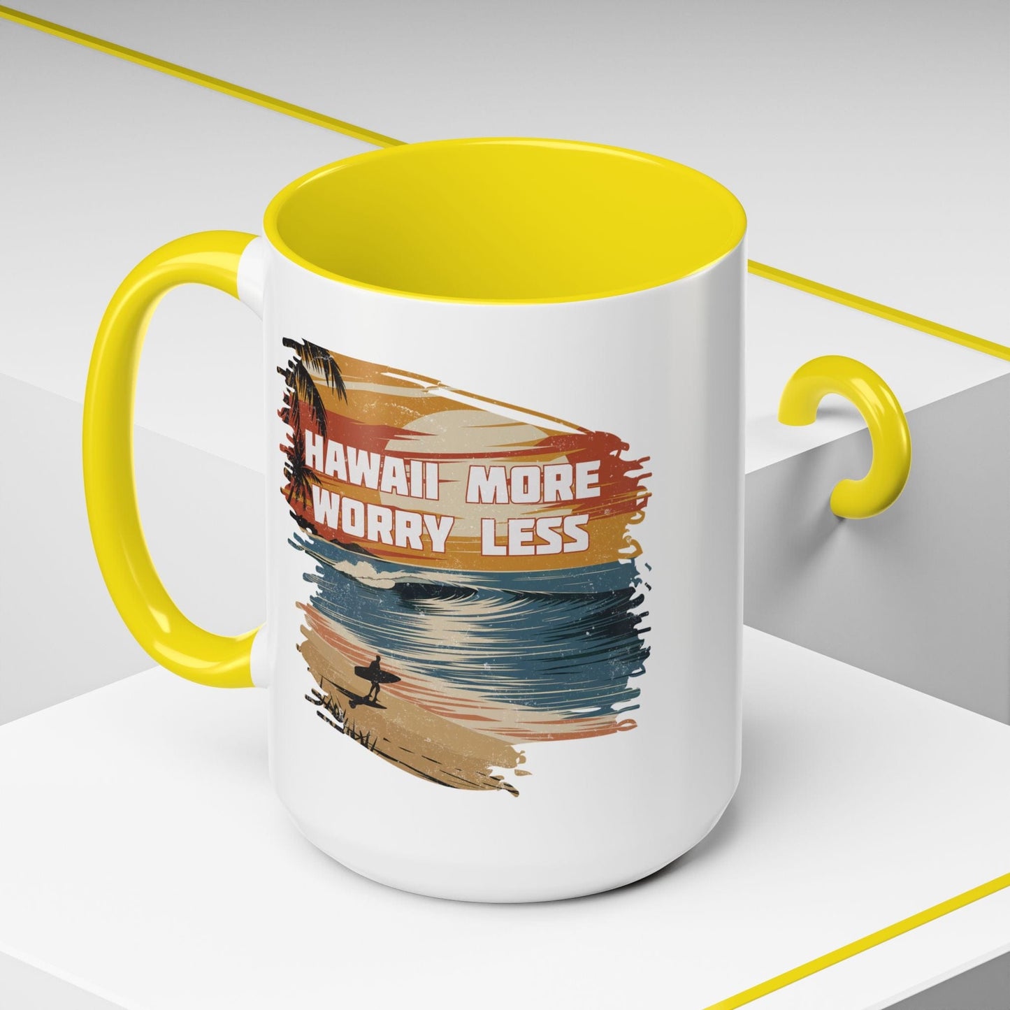Hawaii More Worry Less 15oz Mug