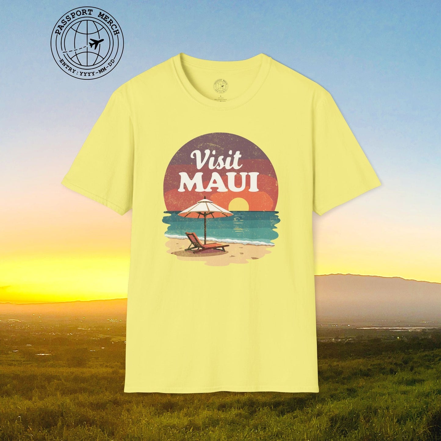 Retro Visit Maui Hawaii T-Shirt